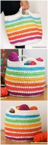 Crochet Basket Pattern (50)
