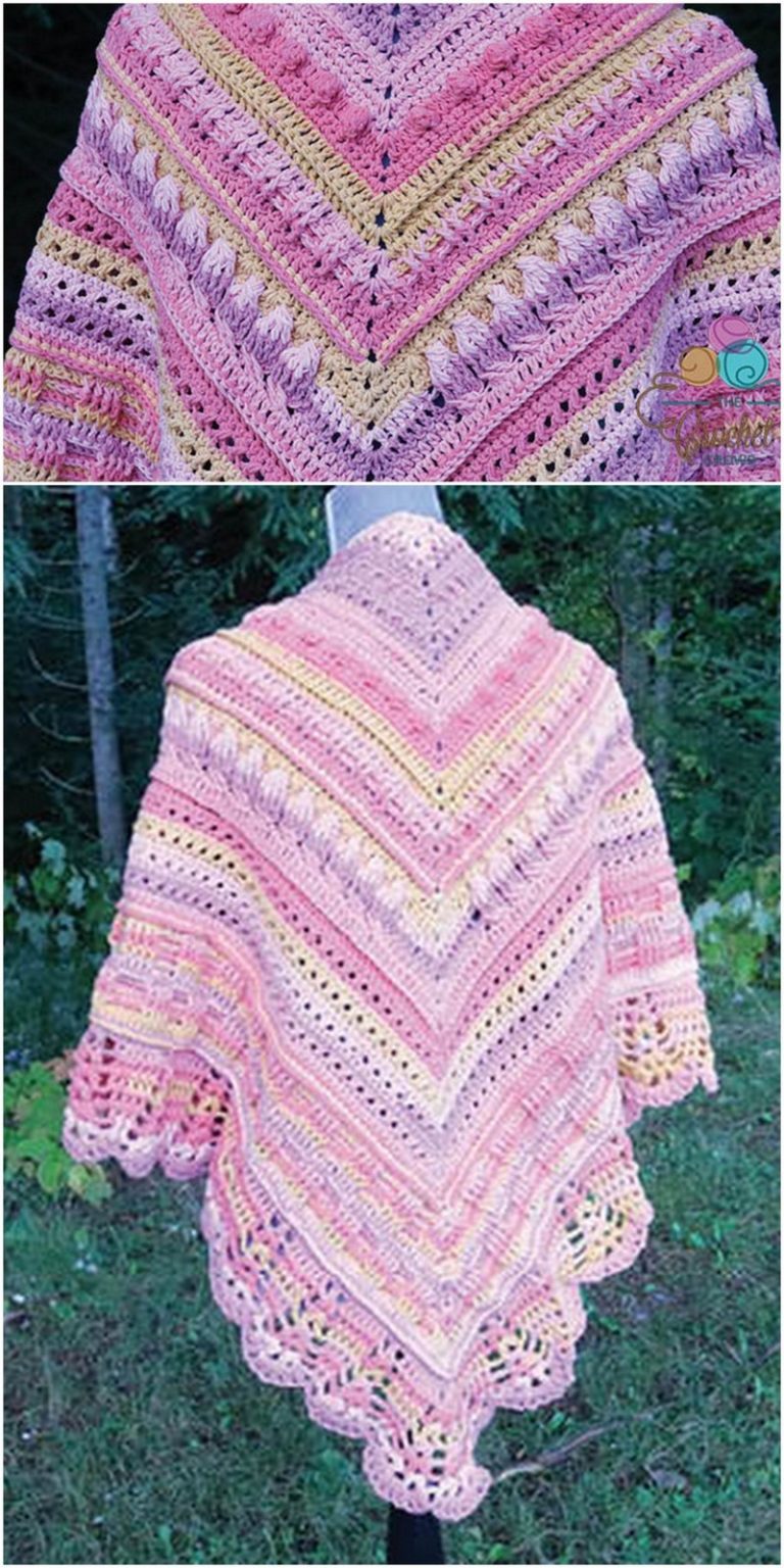 40+ Quick Crochet Shawl Free Patterns | Easy Crochet Ideas