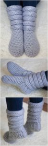 Crochet Slipper Pattern (66)